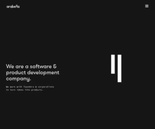 Arabellalabs.com(Arabella is a software & product development company) Screenshot