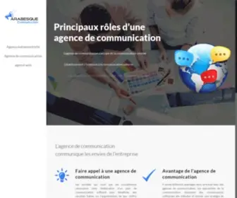 Arabesque-Communication.com(Arabesque communication : Création graphique) Screenshot