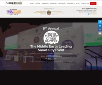 Arabfuturecities.com(Arab Future Cities Summit Dubai) Screenshot