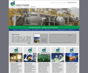 Arabian-Industries.net(Arabian Industries) Screenshot