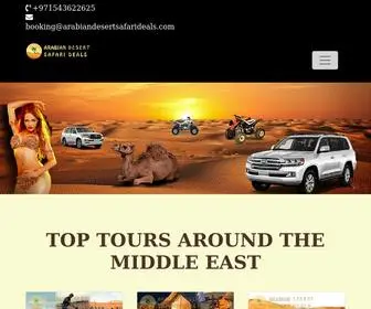 Arabiandesertsafarideals.com(2020 The Desert Safari Dubai) Screenshot