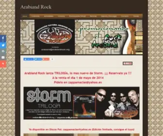 Arabiandrock.org(Arabiand Rock) Screenshot