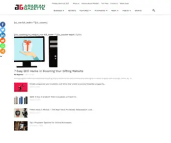 Arabiangazette.com(Middle East and North Africa News and Headlines) Screenshot
