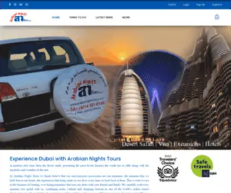 Arabiannightstours.com(Leading Destination Management Company) Screenshot