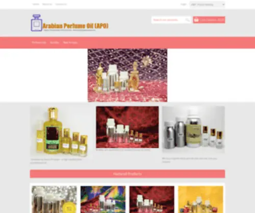 Arabianperfumeoil.com(Perfume Oils) Screenshot