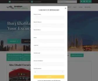 Arabianshorexcursions.com(Best Shore Excursions in Arabian Countries) Screenshot