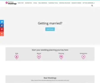 Arabiaweddings.com(The leading online wedding planning platform in the Middle East and North Africa) Screenshot
