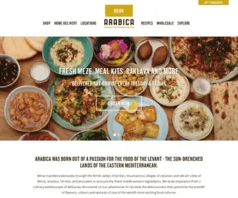 Arabicalondon.com(Visit our modern Middle Eastern restaurants) Screenshot