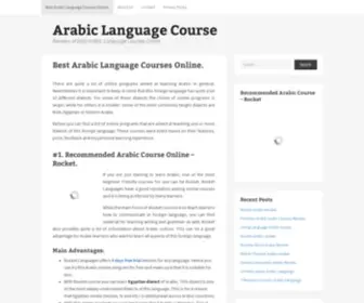 Arabiclanguagecourse.net(Reviews of TOP 6 Arabic Courses Online in 2021) Screenshot