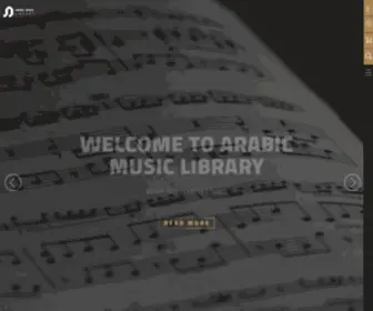 Arabicmusiclibrary.com(Arabic Music Library) Screenshot