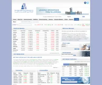 Arabinvestco.com(The Arab Financial Investment) Screenshot