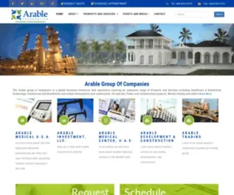 Arablecorp.com(Electronic Data Capture) Screenshot