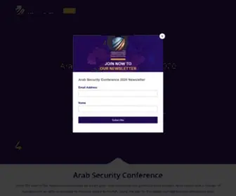 Arabsecurityconference.com(Arab Security Conference) Screenshot