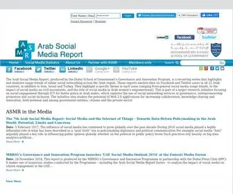 Arabsocialmediareport.com(Arabsocialmediareport) Screenshot