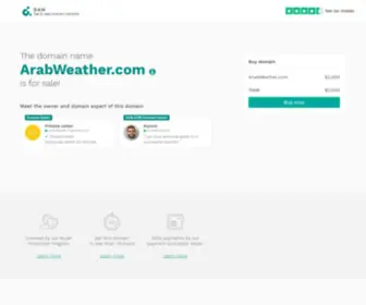 Arabweather.com(GoDaddy Auctions) Screenshot