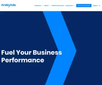 Arabytracking.net(Fuel Your Business Performance ArabyAds) Screenshot
