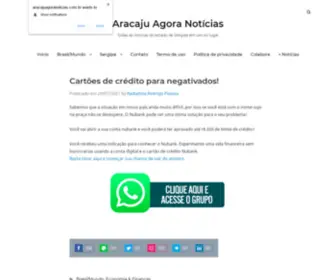 Aracajuagoranoticias.com.br(Aracaju Agora Notícias) Screenshot