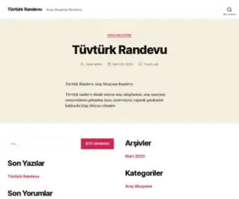 Aracmuayenerandevu.com.tr(Tüvtürk Randevu) Screenshot