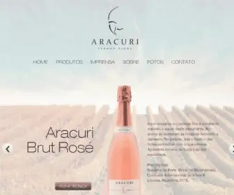 Aracuri.com.br(Vinhos Finos) Screenshot