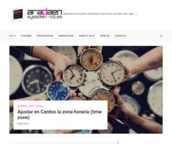 Aradaen.com(AraDaen, sysadmin notes) Screenshot