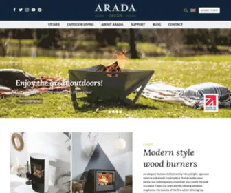 Aradastoves.com(Wood Burners) Screenshot
