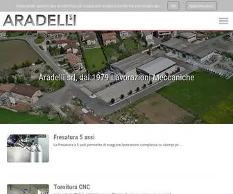 Aradelli.it(Lavorazioni Meccaniche) Screenshot