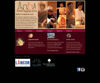 Aradhana.org(Cleveland Thyagaraja Festival) Screenshot