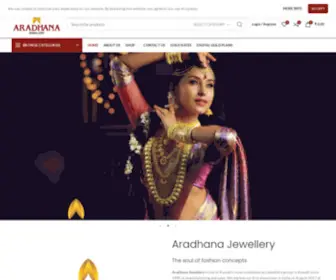 Aradhanajewellery.com(Aradhana Jewellery) Screenshot