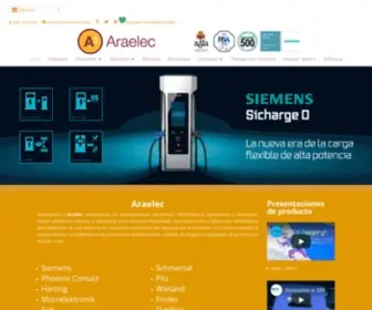 Araelec.com(Especialistas en Industria 4.0) Screenshot
