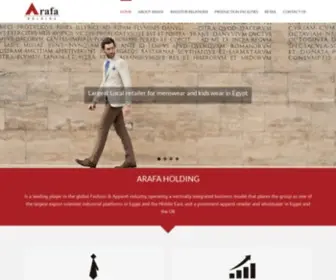 Arafaholding.com(World-Class Fashion Solutions) Screenshot