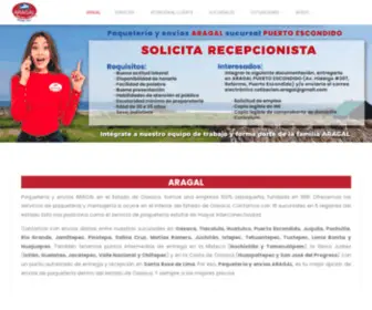 Aragal.mx(Paquetería) Screenshot