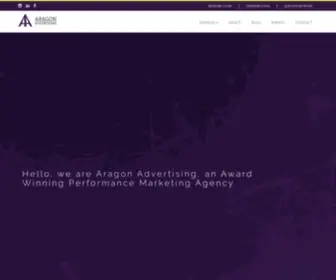 Aragon-Advertising.com(Aragon Advertising) Screenshot