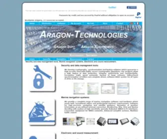 Aragon-Technologies.com(Sécurité informatique et gestion des données) Screenshot