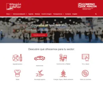 Aragonexterior.es(Aragon Exterior) Screenshot