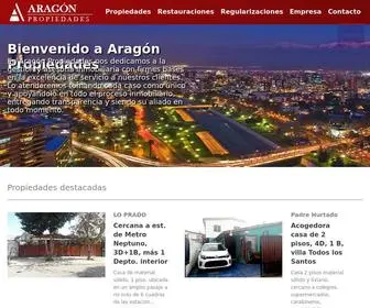 Aragonpropiedades.cl(Aragón) Screenshot