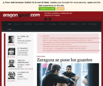 Aragonsport.com(ARAGON SPORT) Screenshot