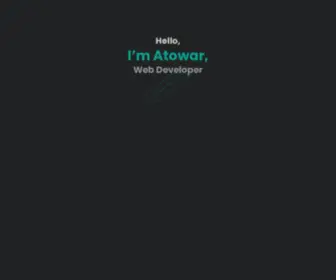 Arahman.me(Web Developer) Screenshot