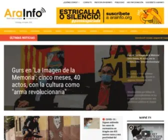 Arainfo.org(Diario Libre d’Aragón) Screenshot