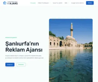 Arajans.com(Urfa Reklam Ajans) Screenshot