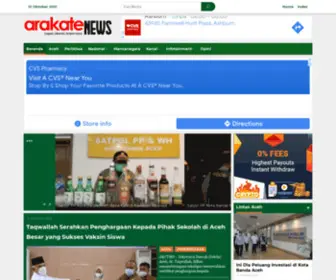 Arakatenews.com(Berita Aceh) Screenshot