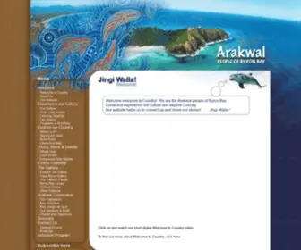 Arakwal.com.au(Arakwal People of Byron Bay) Screenshot