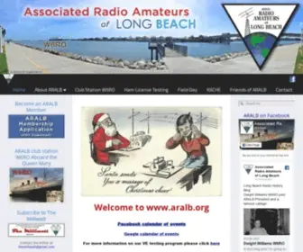 Aralb.org(Queen Mary Ham Radio Club Station W6RO) Screenshot