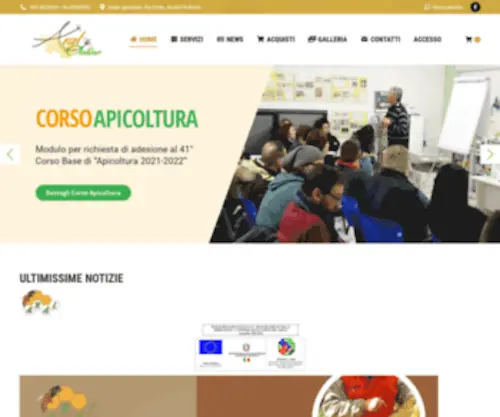 Aralonline.org(Associazione Regionale Apicoltori Lazio) Screenshot