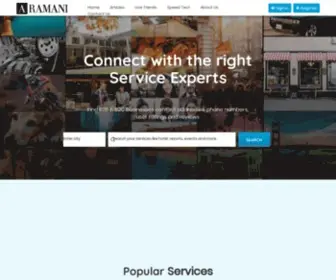 Aramani.in(Aramani Free Business Advertisement) Screenshot