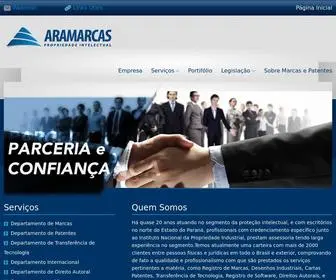 Aramarcas.com.br(Propriedade Intelectual) Screenshot