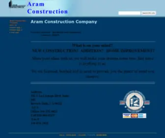 Aramconstruction.com(Aram Construction) Screenshot