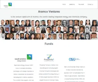 Aramcoventures.com(Aramco Ventures) Screenshot