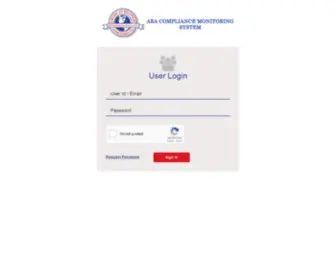Aramembercompliance.com(ARA Compliance Program) Screenshot