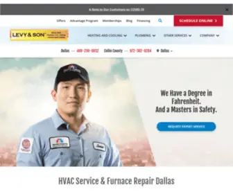 Aramendiadallas.com(HVAC Service & Repairs in Dallas) Screenshot