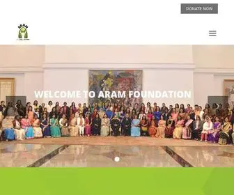 Aramfoundation.com(Aram) Screenshot